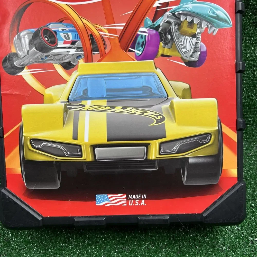 Hot Wheels 2020 by Tara Empty Car Storage Case‎ w/ Handle Holds 48 Cars Black
